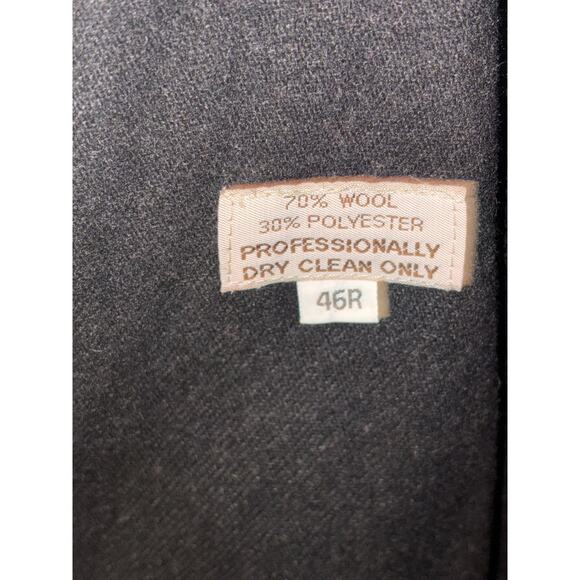 Vintage Henry Grethel Olive Green Trench Coat Size 46 - Picture 8 of 11